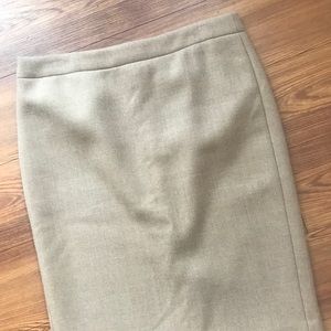 J. Crew size 8 100% wool No. 2 Pencil skirt